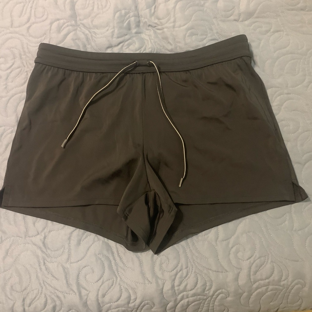 Lands' End black swim shorts